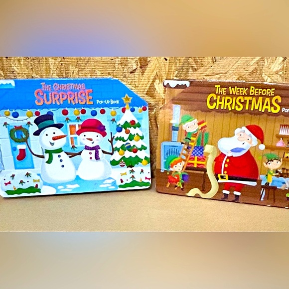 Kids pop up board book (2) The Week Before Christmas, & The Christmas Surprise - Picture 1 of 15